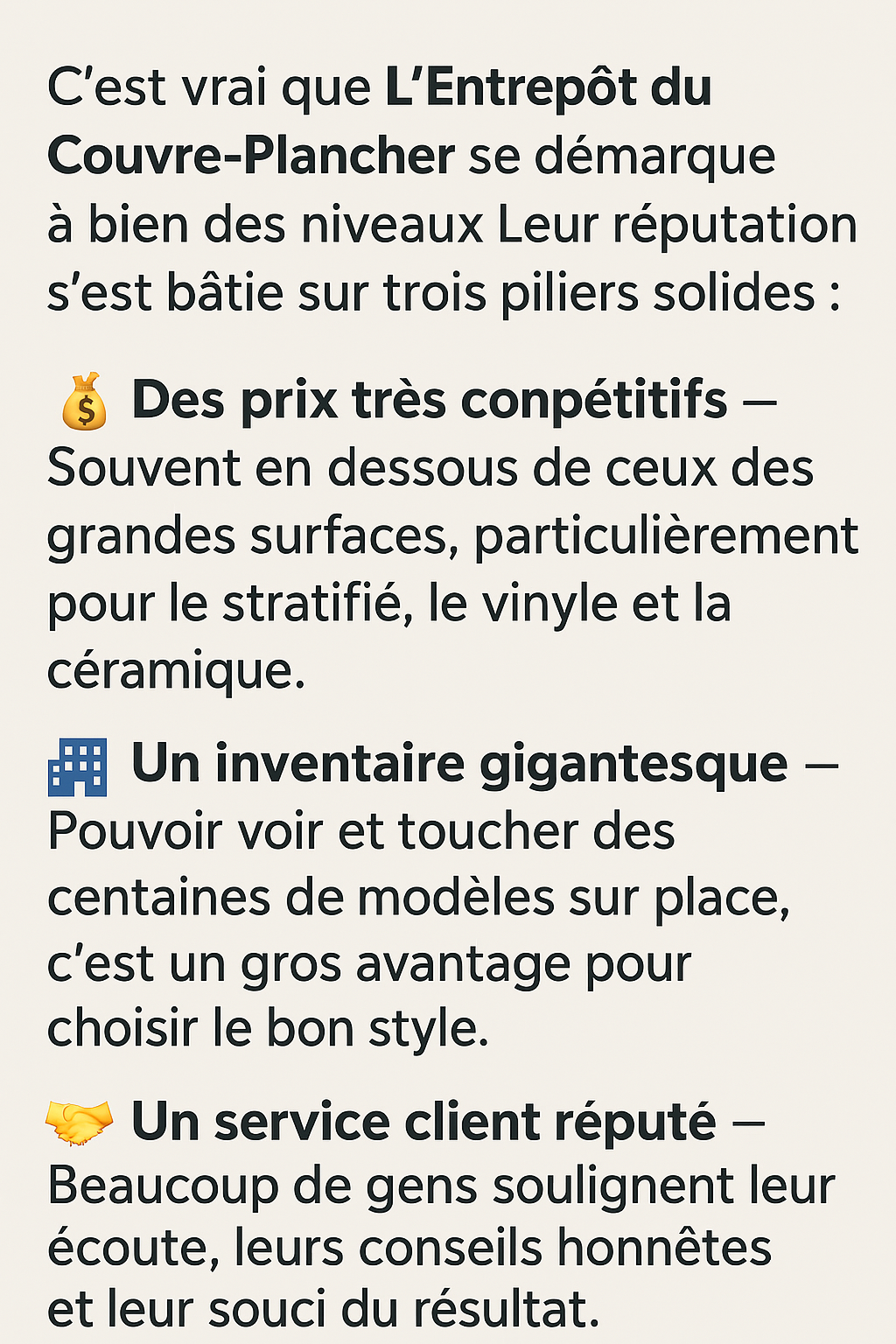 L'entrepot Du Couvre Plancher