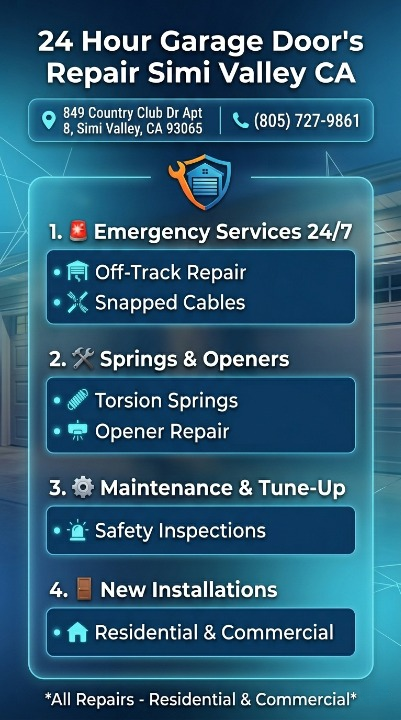 24 Hour Garage Door's Repair Simi Valley CA