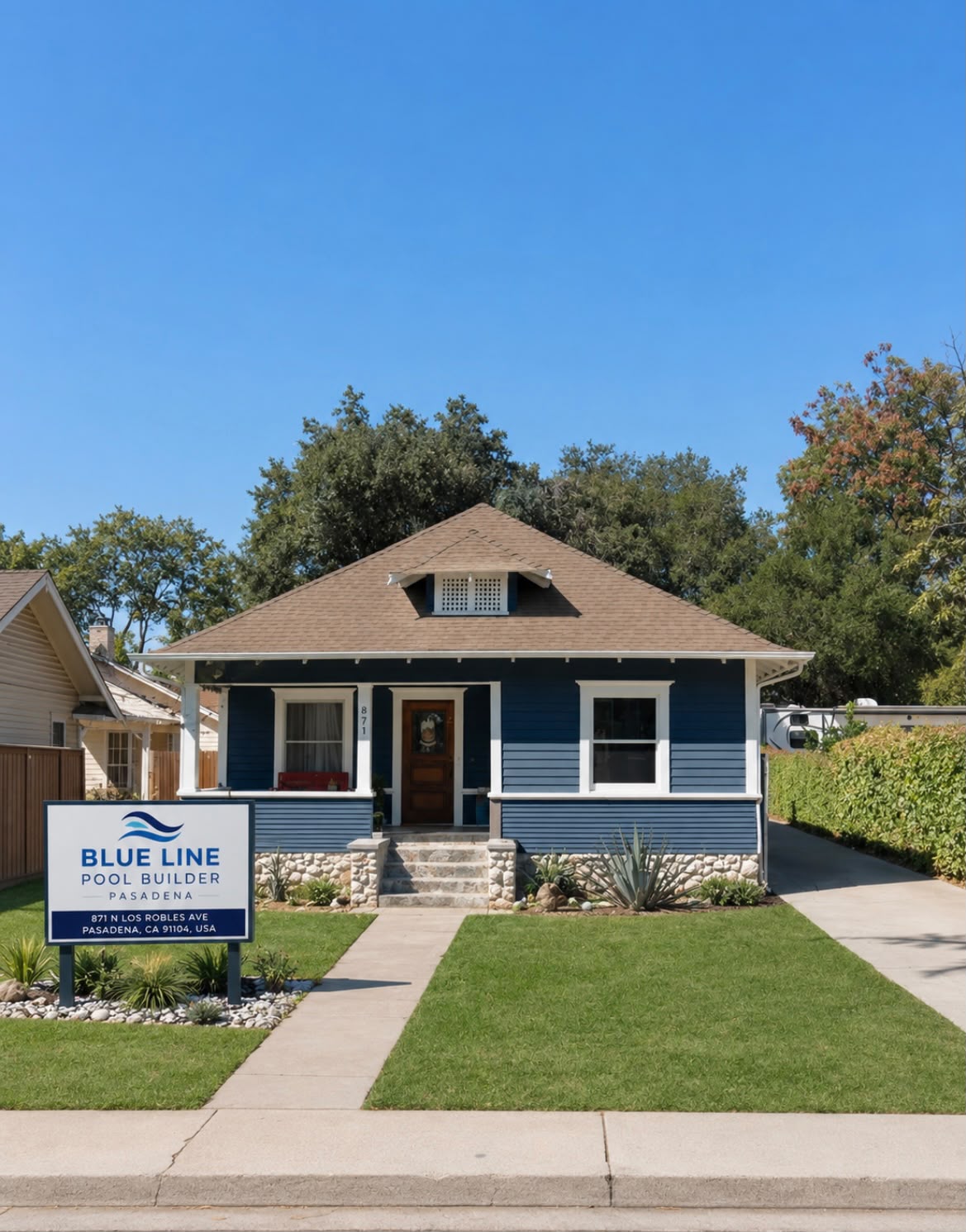 Blue Line Pool Builder Pasadena