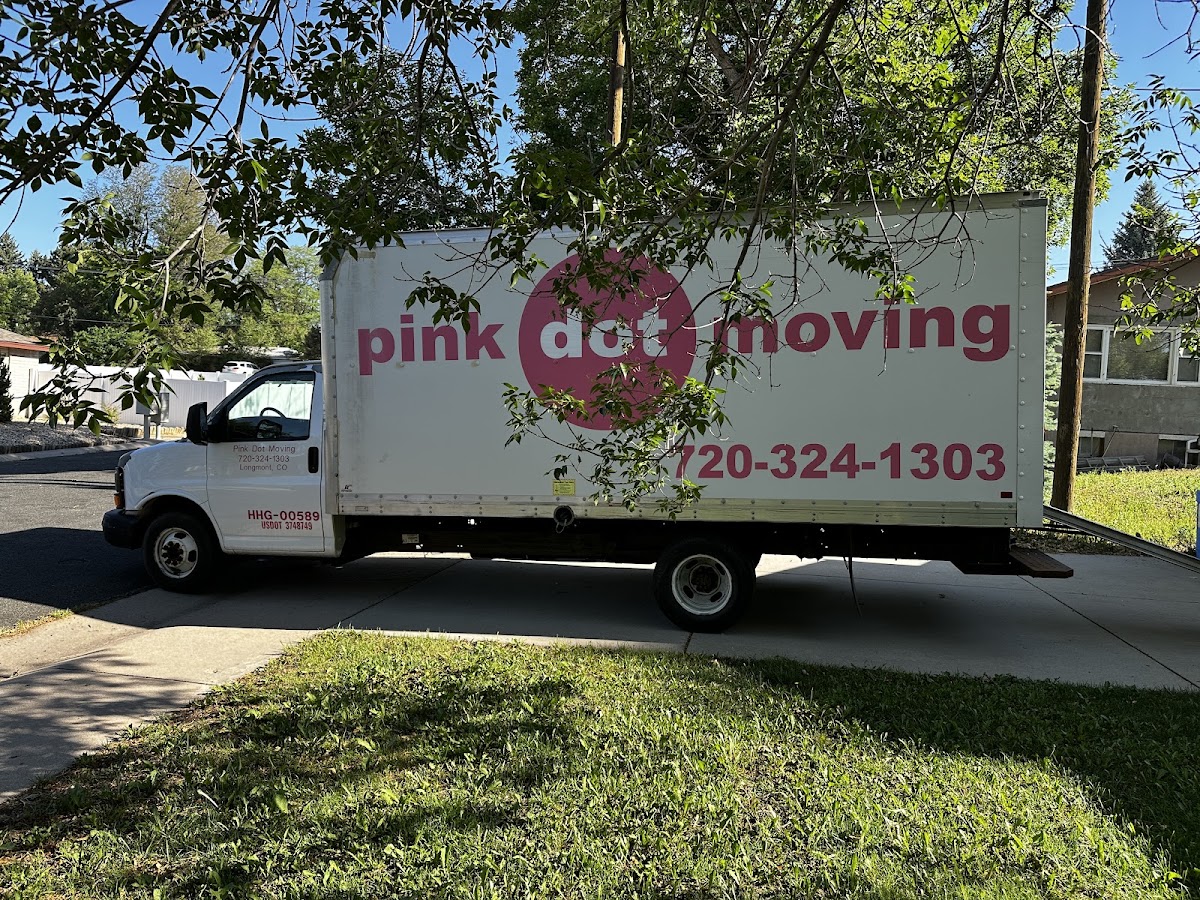 Pink Dot Moving business photo - Moving in Longmont